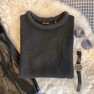 NIC+ZOE Grey Crewneck Sweater